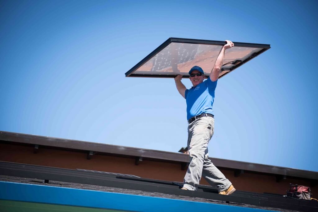 solar panel installation