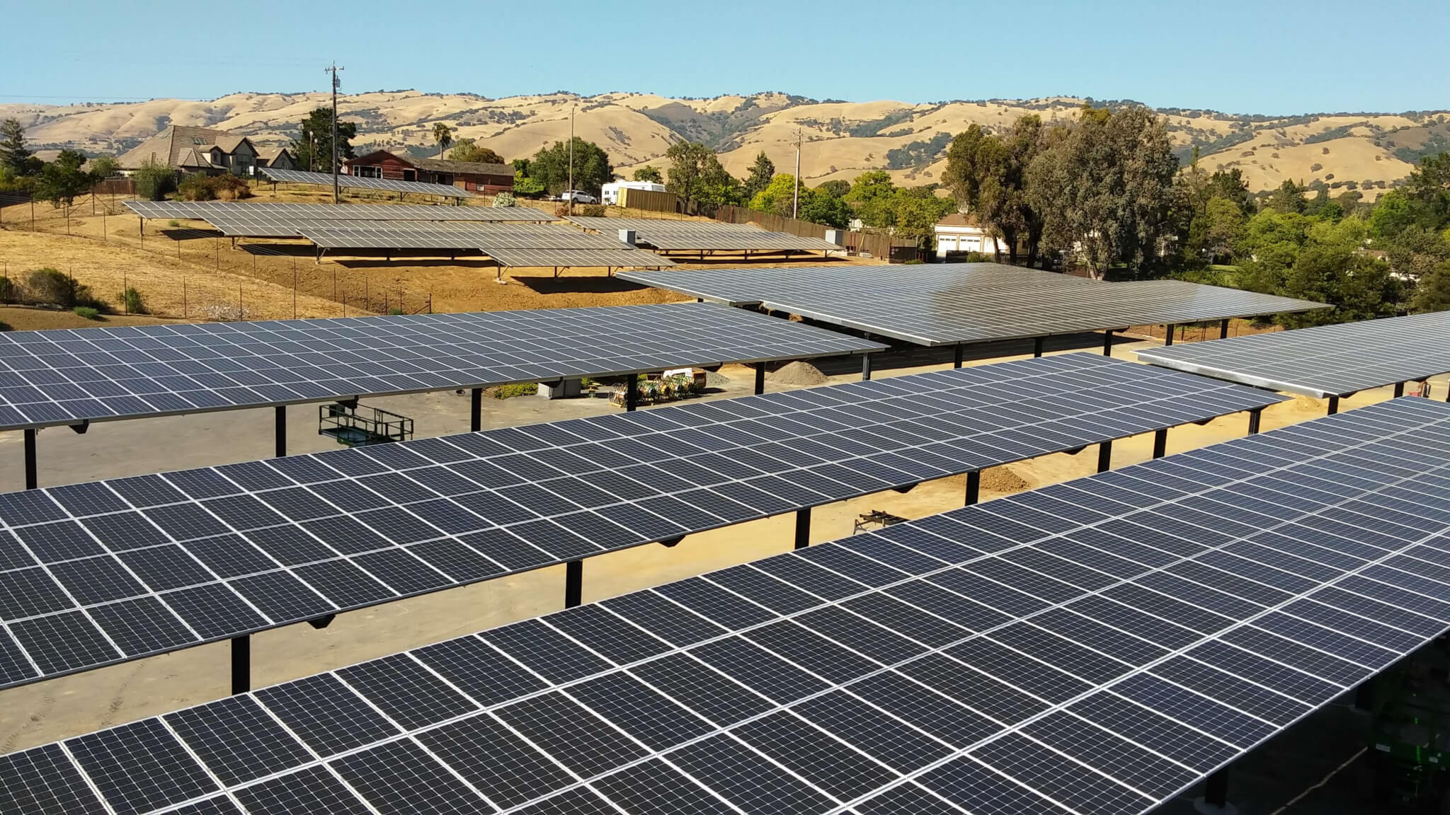 The Villages Canopy Solar install