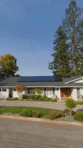 Solar array California Home