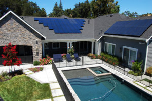Solar install Over Swimming pool