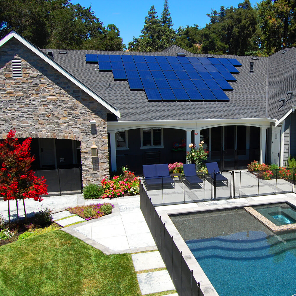Solar Install over swimming pool