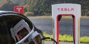 charging a Tesla
