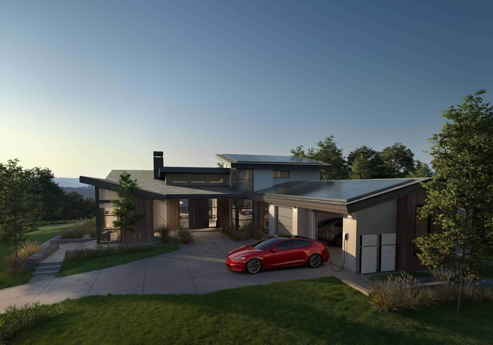 charge a tesla with solar